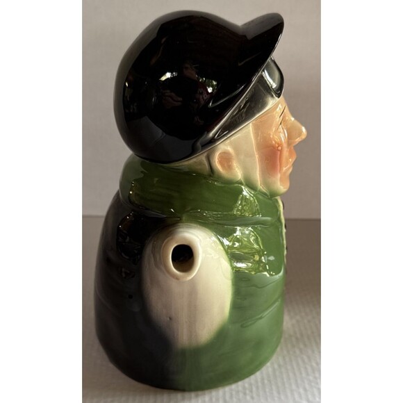 Vintage Tony Wood Teapot Horse Racing Jockey Made In England Lester Piggott - Picture 4 of 7